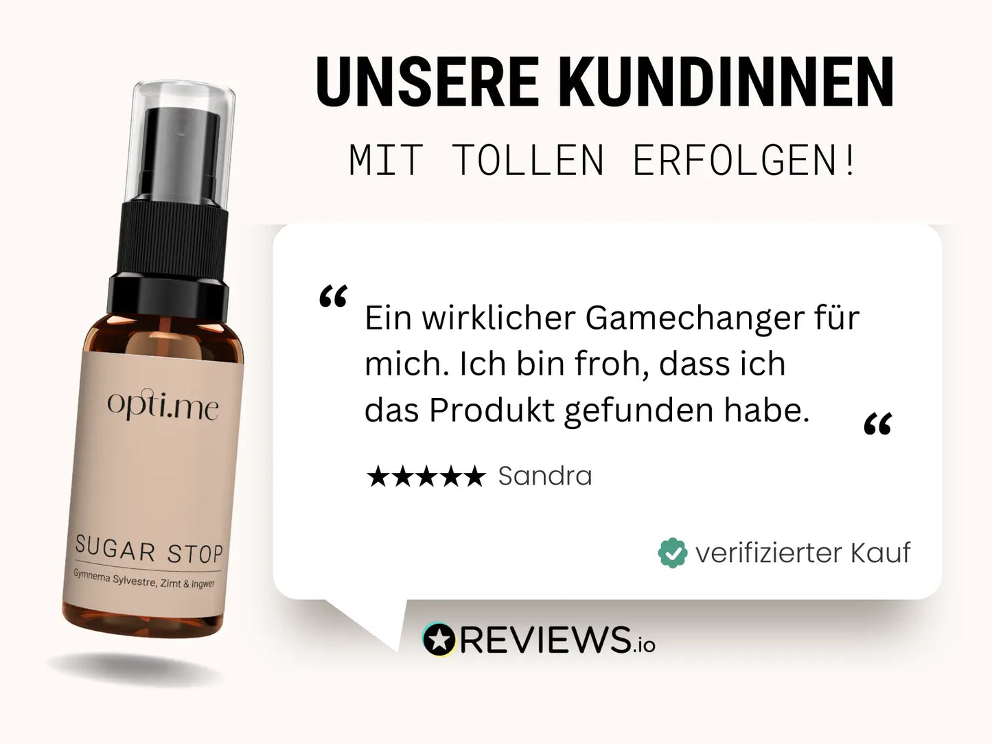 SUGAR STOP – blockiert den Geschmack von Zucker