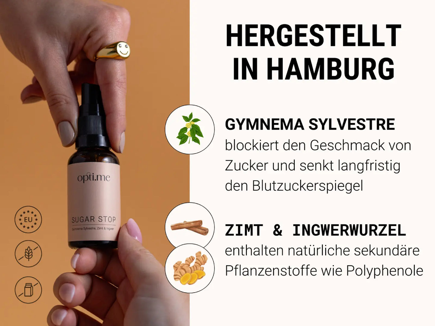 SUGAR STOP – blockiert den Geschmack von Zucker
