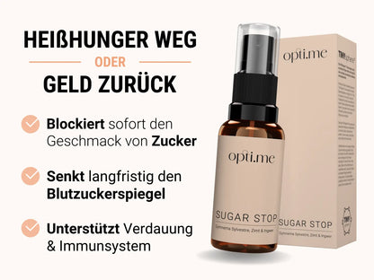 SUGAR STOP – für weniger Heißhunger